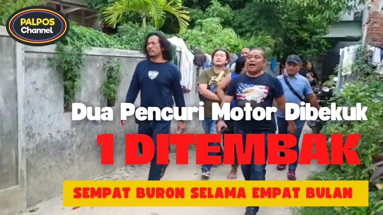 Dua Pelaku Curanmor Dibekuk, Satu Ditembak || INFO PALEMBANG