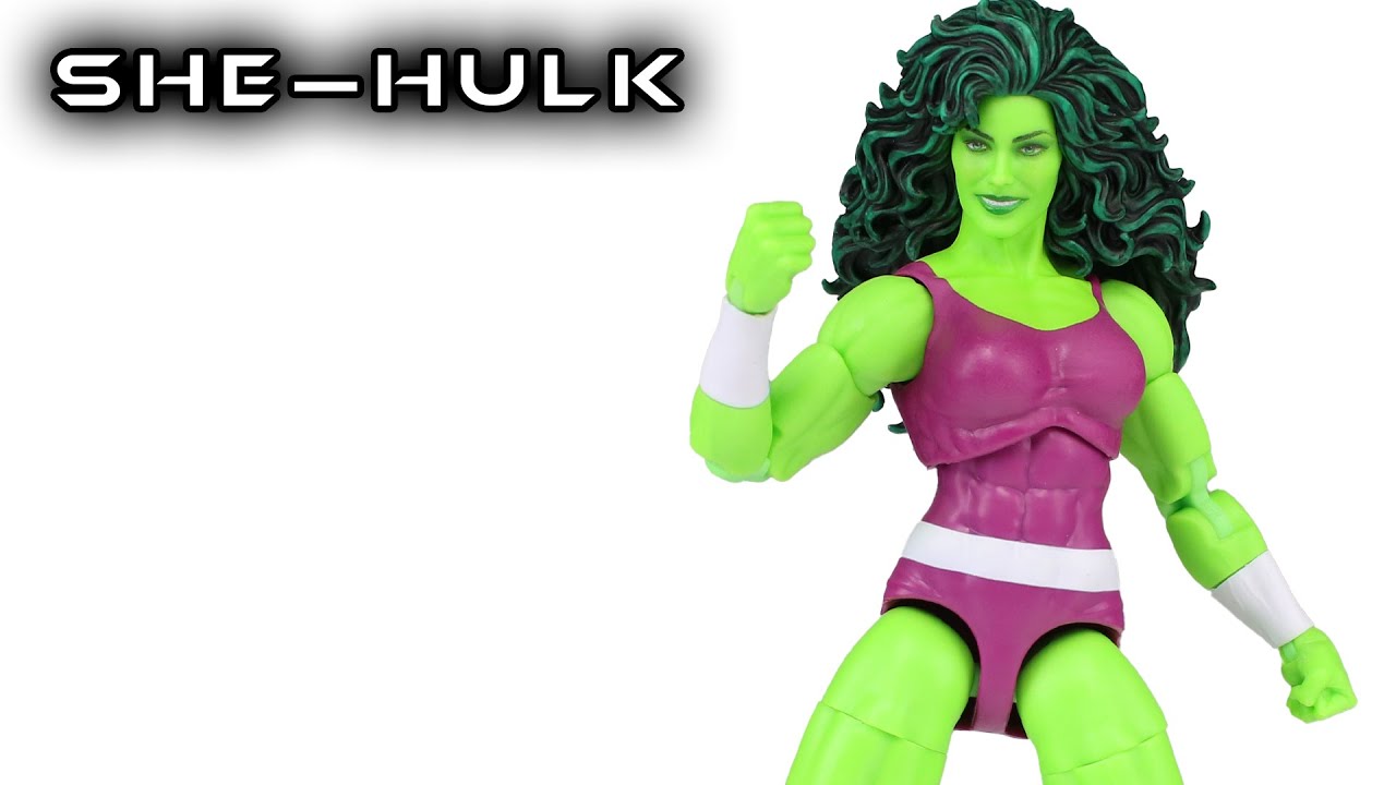 Marvel Legends SHE-HULK Iron Man Retro Carded Action Figure Review