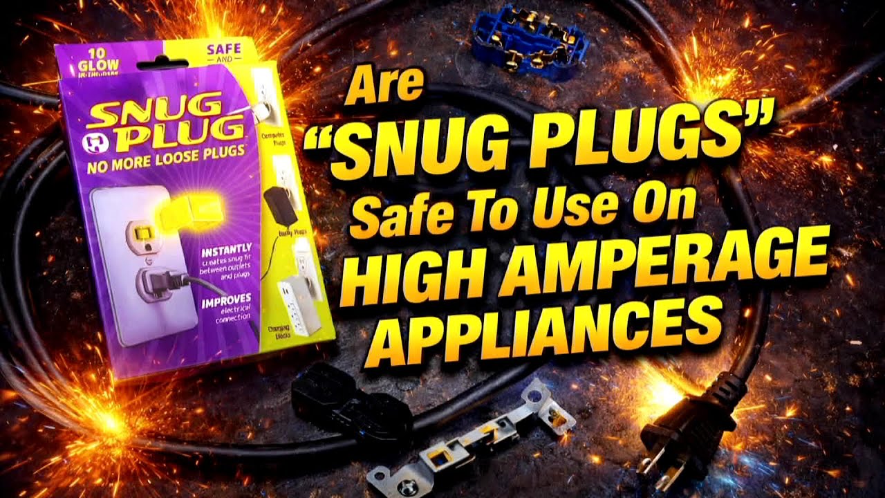 Безопасно ли использовать вилки Snug Plugs с электроприборами, работающими от высокого тока? (Дем...