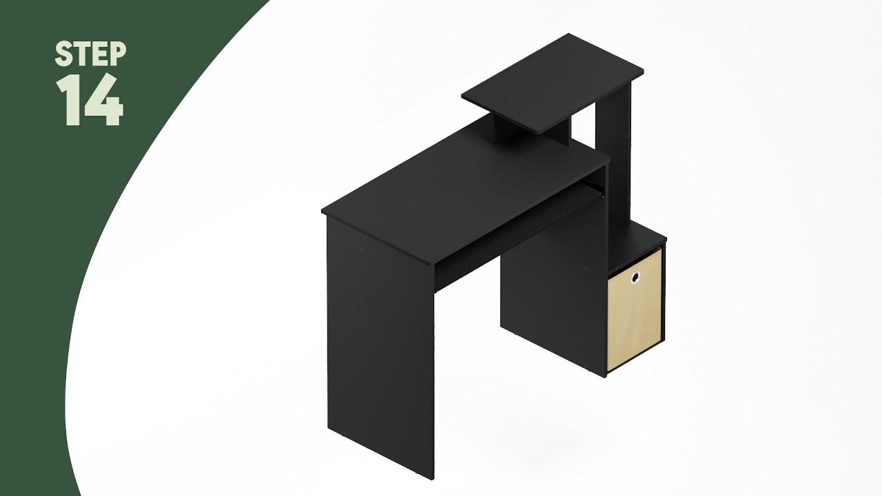 How to Assemble Furinno Multipurpose Desk, 12095