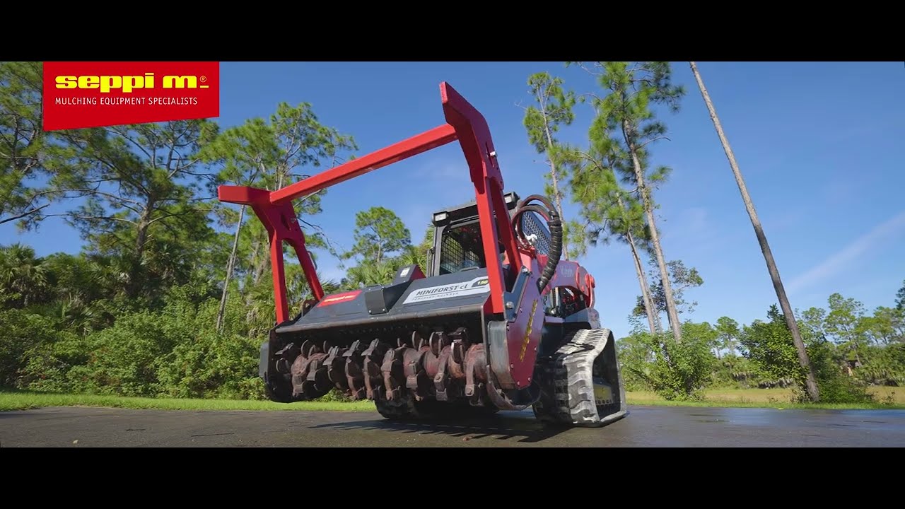 SEPPI M. - MINIFORST cl - mulcher for compact loader / trinciatrice x pale compatte / hyd. Mulcher
