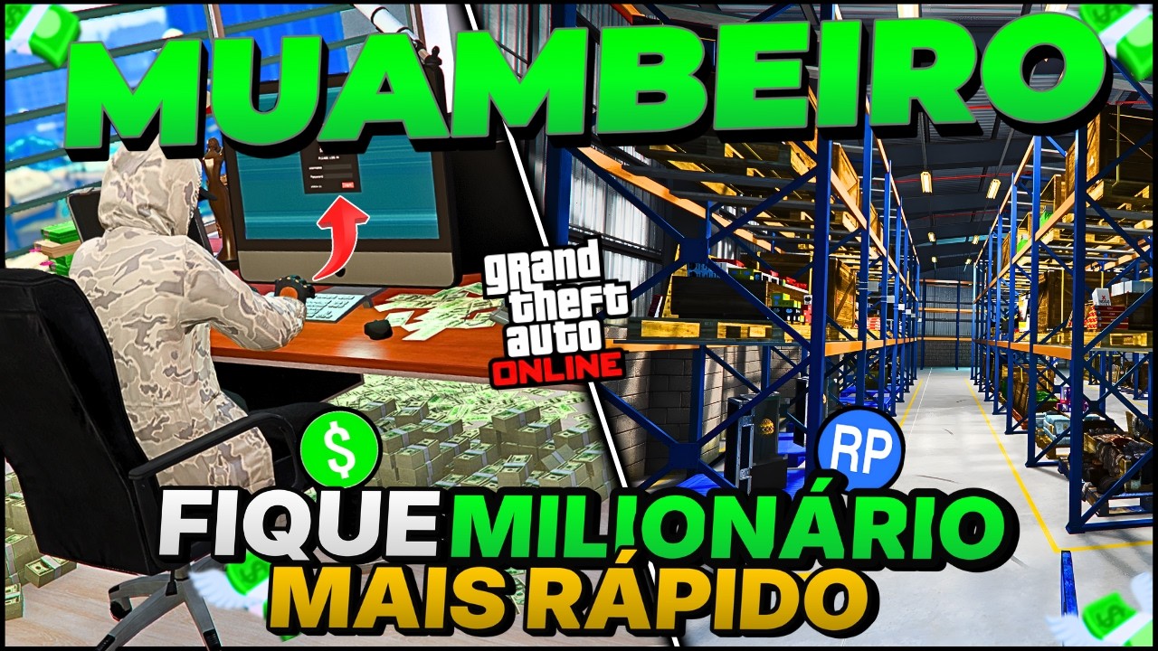 COMO FICA MILIONÁRIO COM as MUAMBAS no GTA 5 Online - (GUIA COMPLETO) - VALE A PENA EM 2026??
