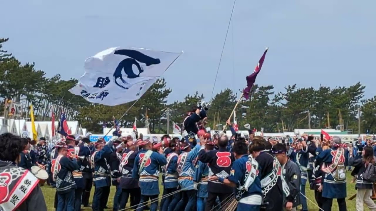 浜松まつり 2025.05.04 凧場 鴨江町 か組 一の組