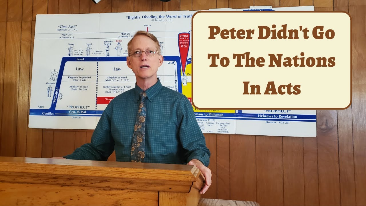 Peter Didn't Go To The Nations In Acts