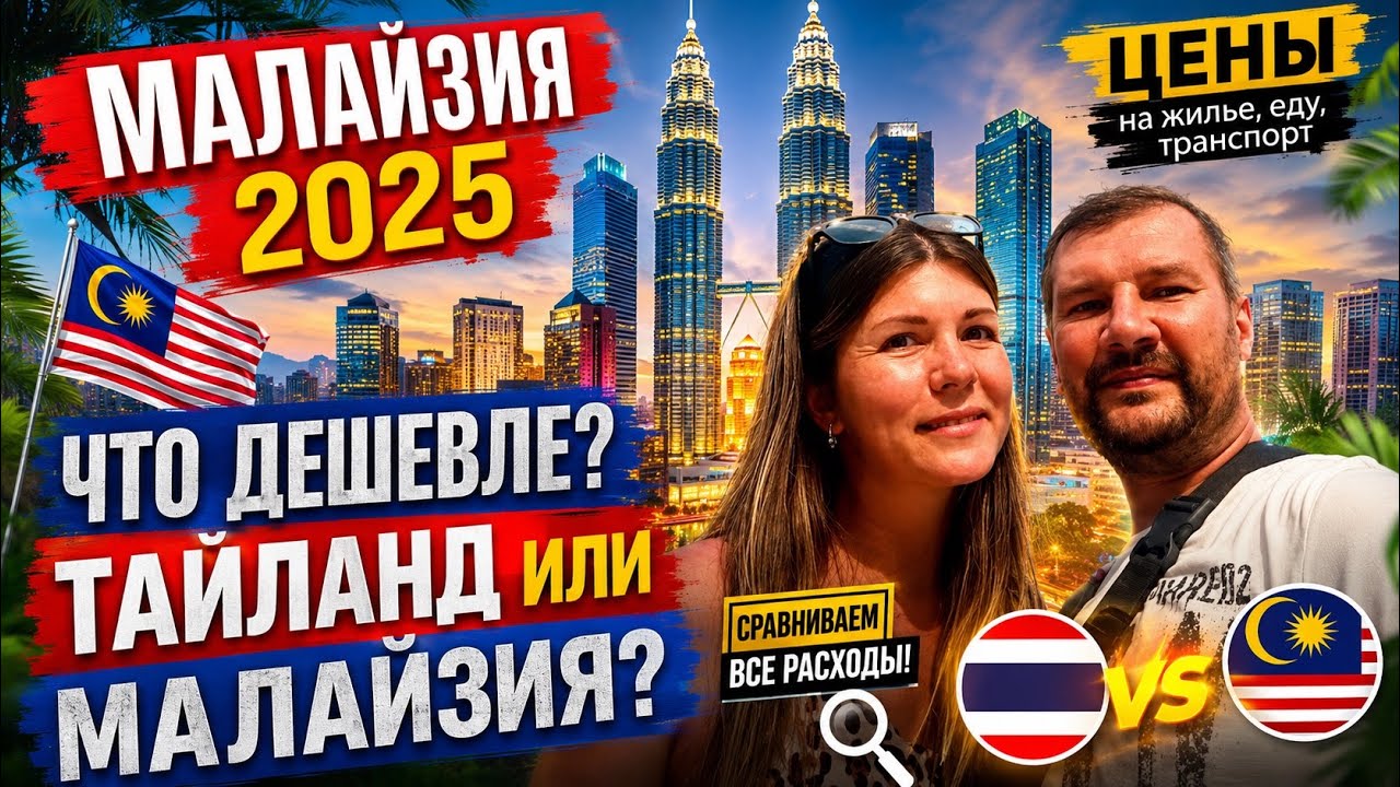 МАЛАЙЗИЯ 2025. ПОЧЕМУ ВЫ ДОЛЖНЫ ПОСЕТИТЬ КУАЛА-ЛУМПУР ПРЯМО СЕЙЧАС. ЧТО ДЕШЕВЛЕ ТАИЛАНД ИЛИ МАЛАЙЗИЯ