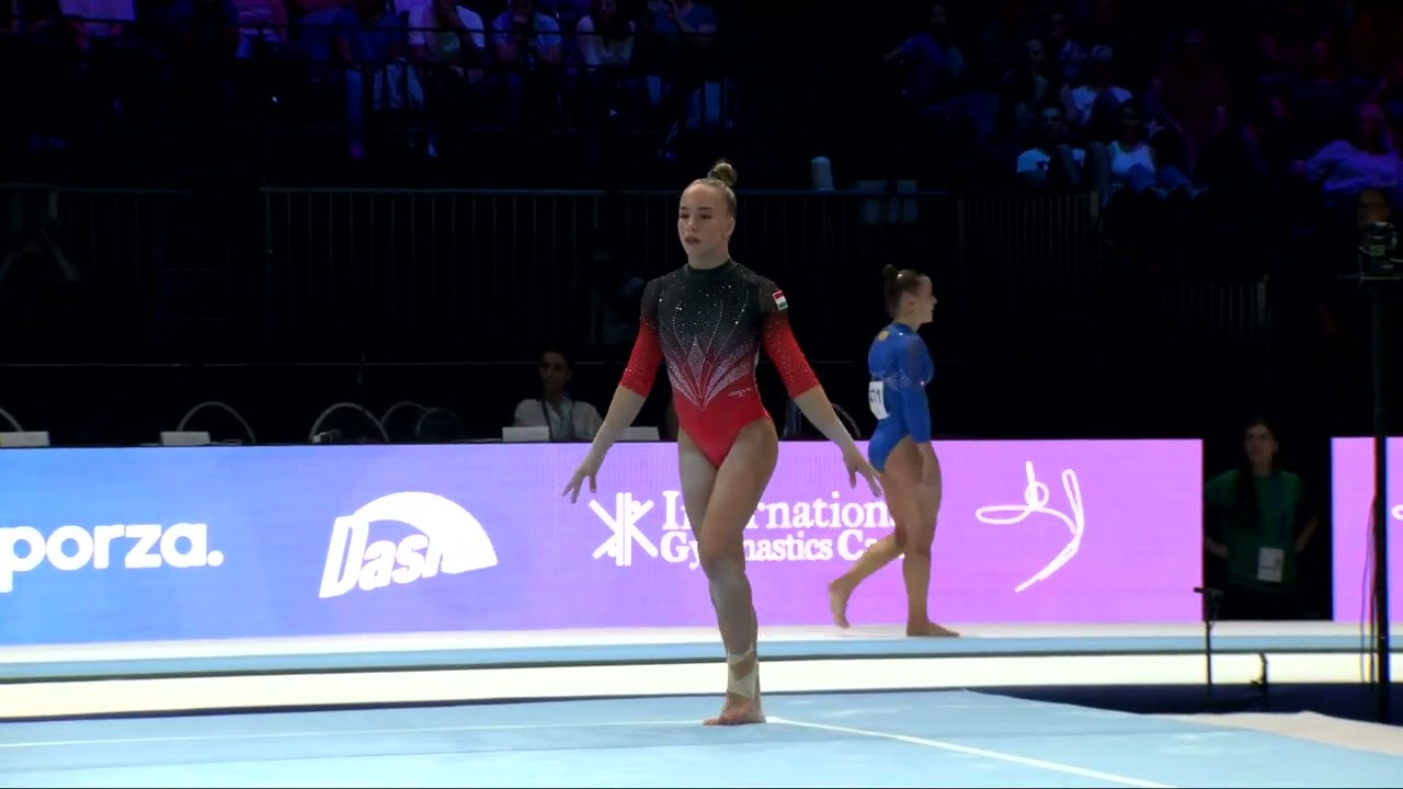 CZIFRA Bettina Lili (HUN)_2023 Artistic Worlds, Antwerp (BEL)_Qualifications_Floor Exercise