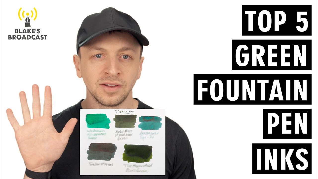 Top 5 Green Fountain Pen Inks of 2025 4K