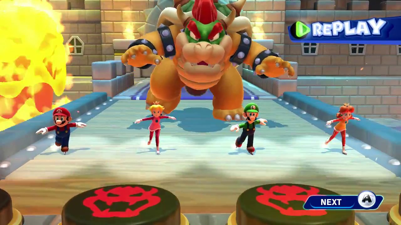 Mario and Sonic at the Sochi 2014 Olympic Winter Games - Mario's Figure Skating Spectacular