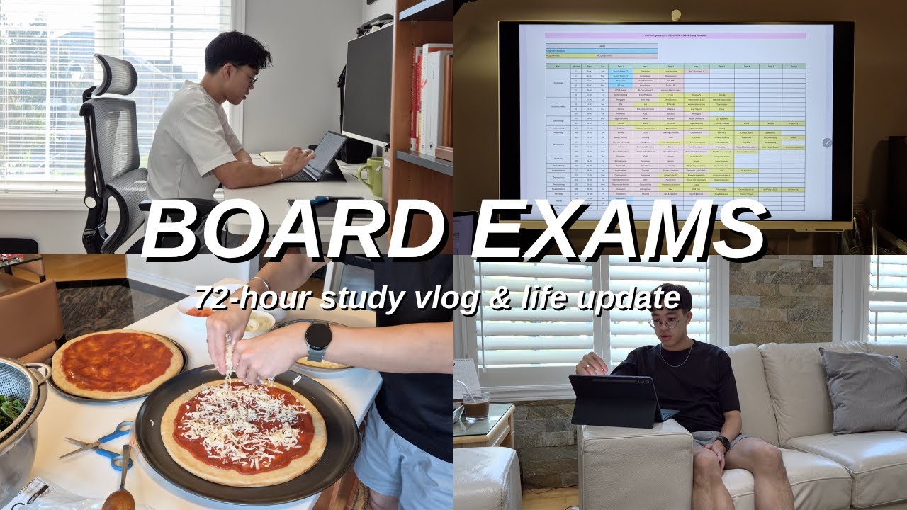 BOARD EXAMS | 72-HOUR STUDY VLOG for my LICENSE EXAMS *how to productively CRAM in 3 DAYS*