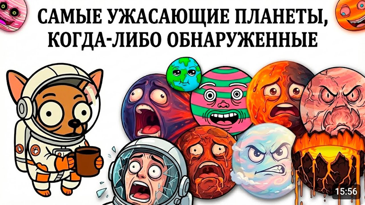 😱 САМЫЕ УЖАСАЮЩИЕ ПЛАНЕТЫ, из когда либо обнаруженных