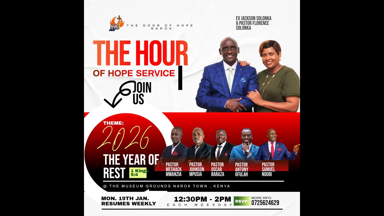 21/1/26 - THE HOUR OF HOPE SERVICE