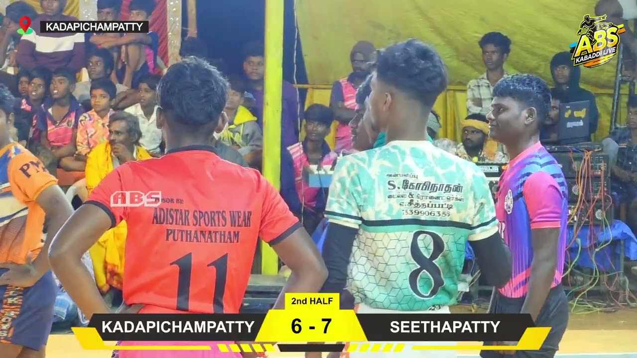 1st // SEETHAPATTY VS KADAPICHAMPATTY// Abs Kabadi Live- KADAPICHAMPATTY
