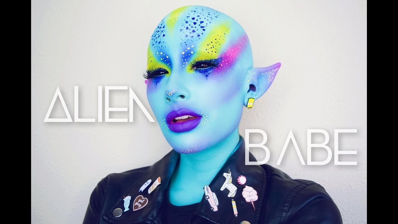 Punk Alien Babe Makeup Tutorial
