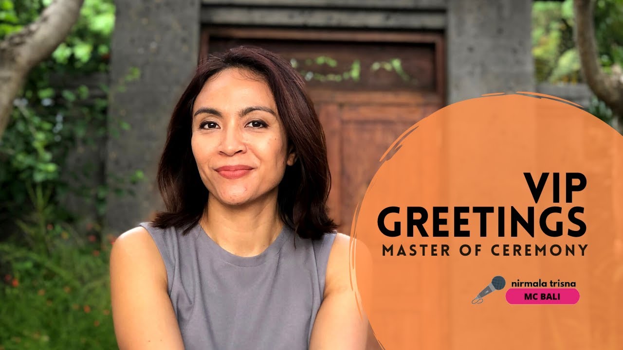 How to Handle VIPs in formal events #Emcee #publicspeaking