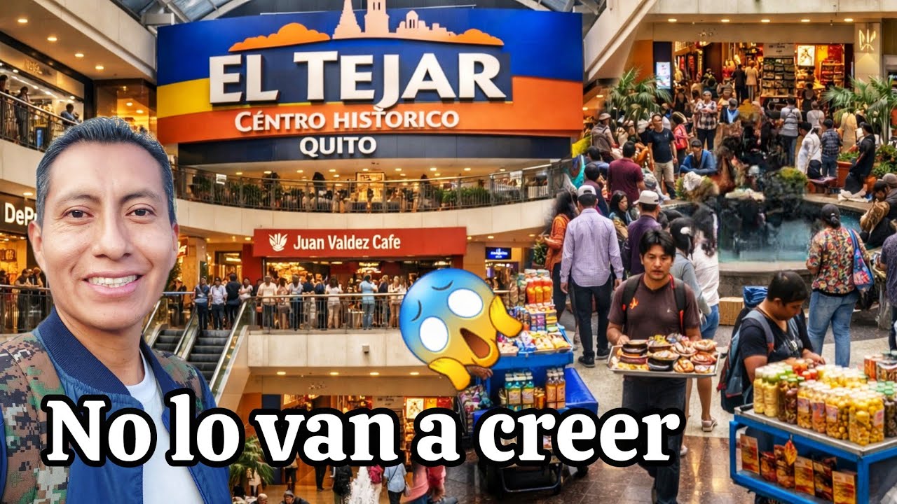 ¡Una locura total! Así es el Centro Comercial El Tejar en pleno Centro Histórico de Quito