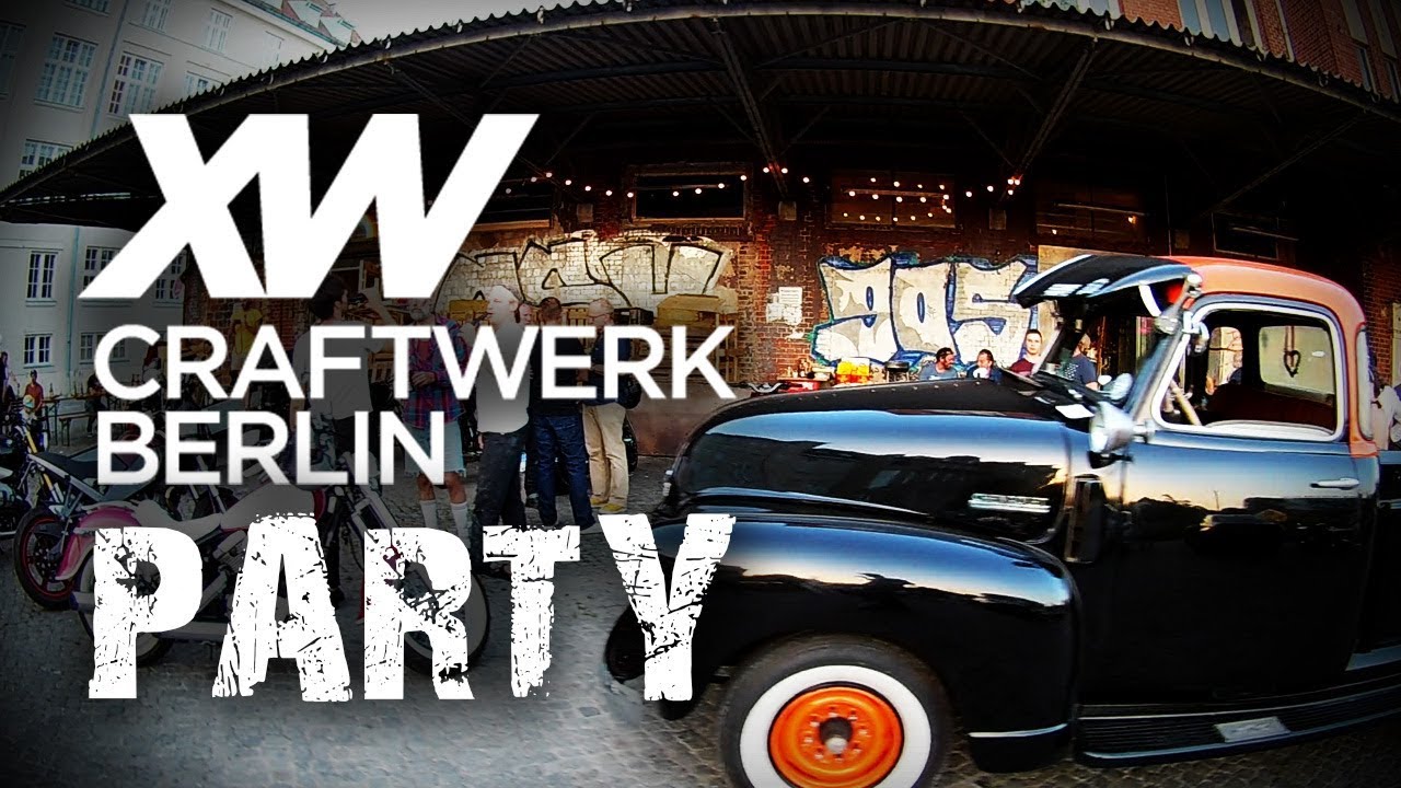CRAFTWERK BERLIN // unsere erste PARTY // geile Sache das !!!