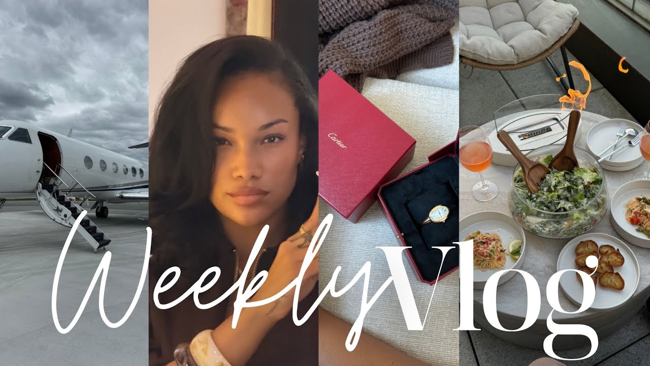 weekly vlog! flying private + what I got for my birthday + nyc events & more! allyiahsface vlog
