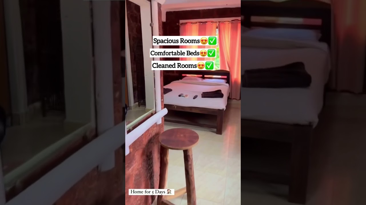 Best Hotel In Goa under 1000😍 #shorts #dayshorts #shortvideo #tiktok #youtubeshorts #blackpink