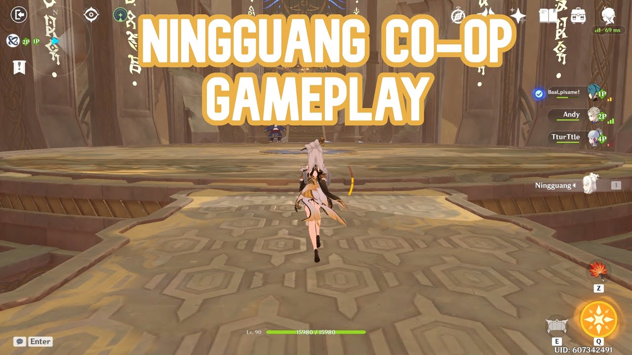 Ningguang Joins Co-op Genshin Impact