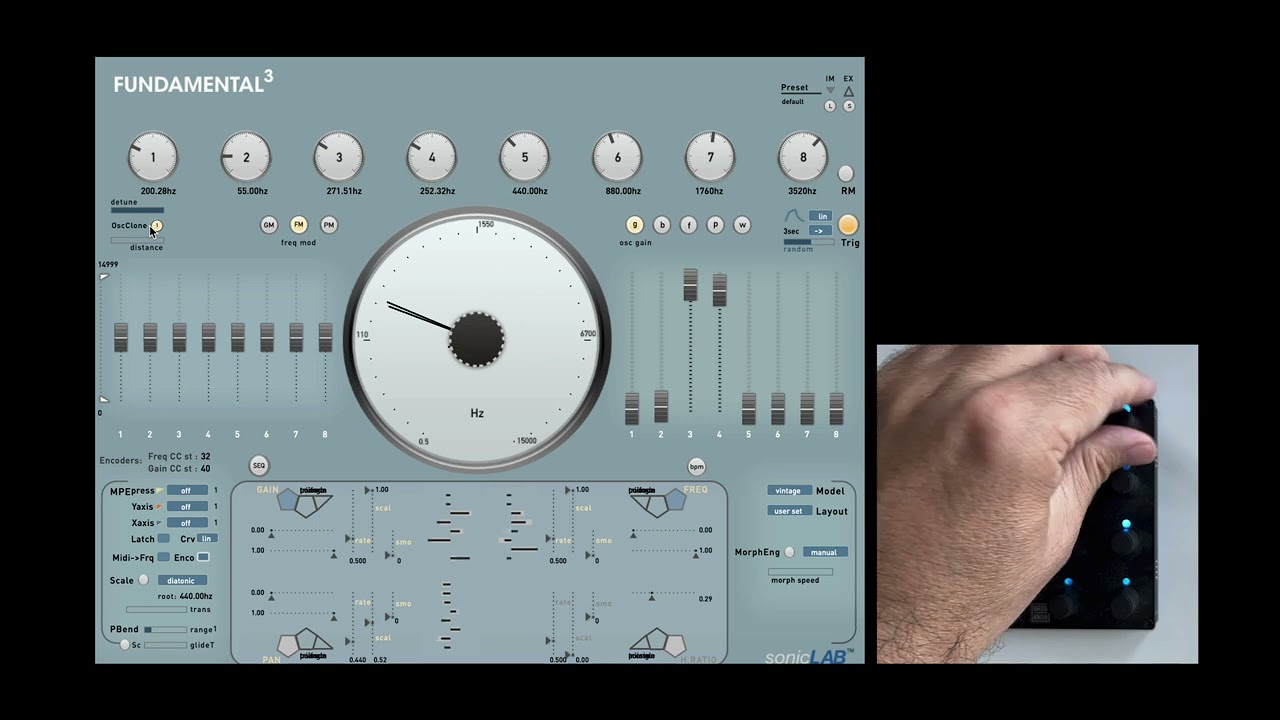 enjoying the encoder control of Fundamental3