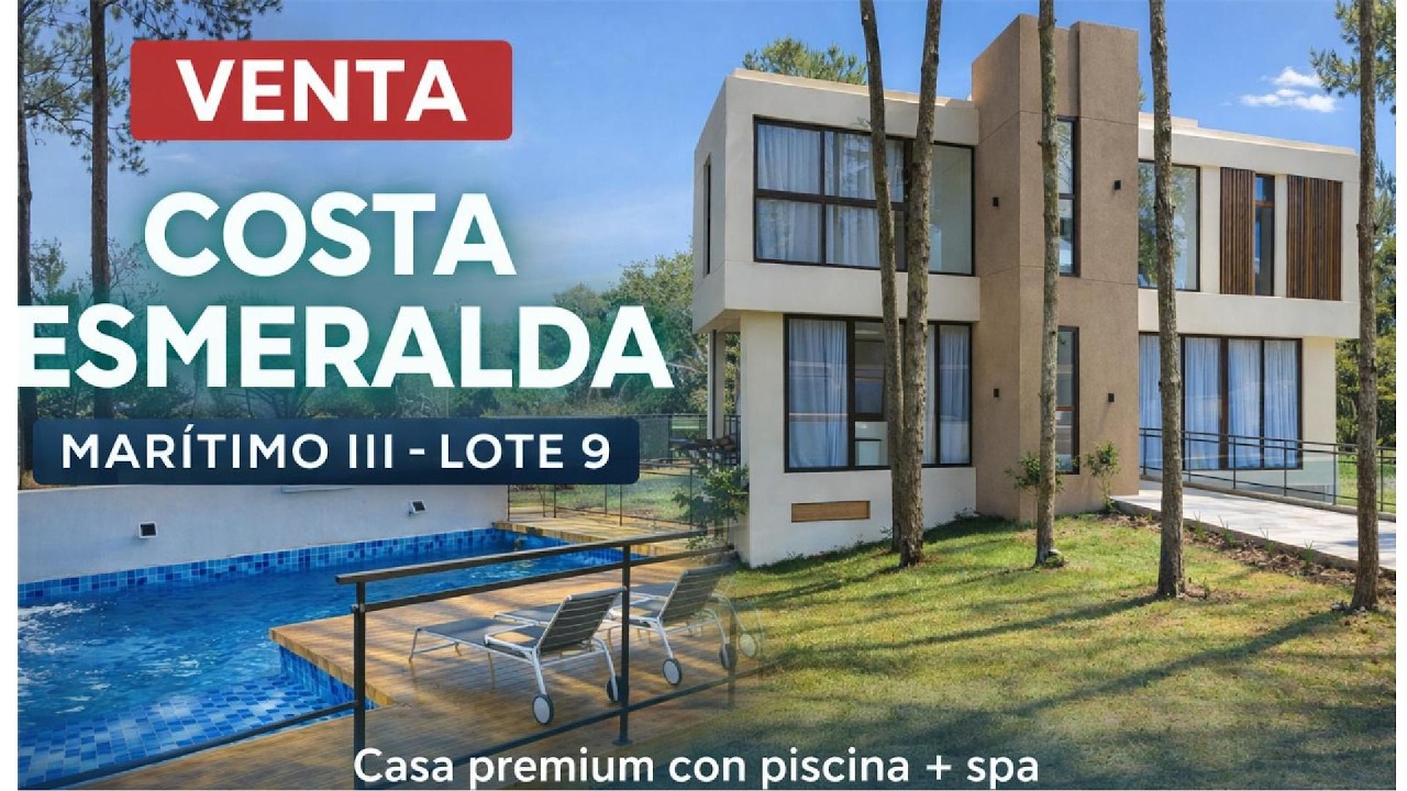 Casa en venta en Costa Esmeralda – Sector Marítimo III.