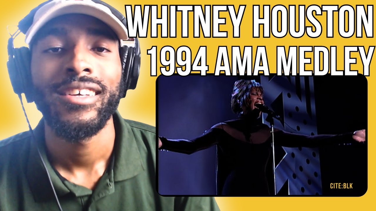 Finally Got to See Whitney Houston's Live Performance at the 1994 AMA's | FIRST TIME MEDLEY REACTION
