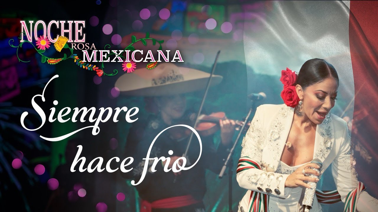 ROSY ARANGO | Siempre hace frío | Cuco Sánchez | Noche Rosa Mexicana | Lunario #rosyarango #musica