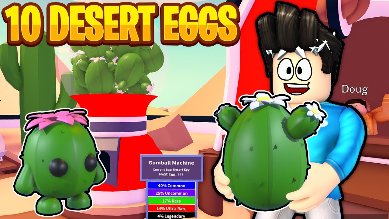 Wir ÖFFNEN 10 DESERT EGGS in Adopt Me!