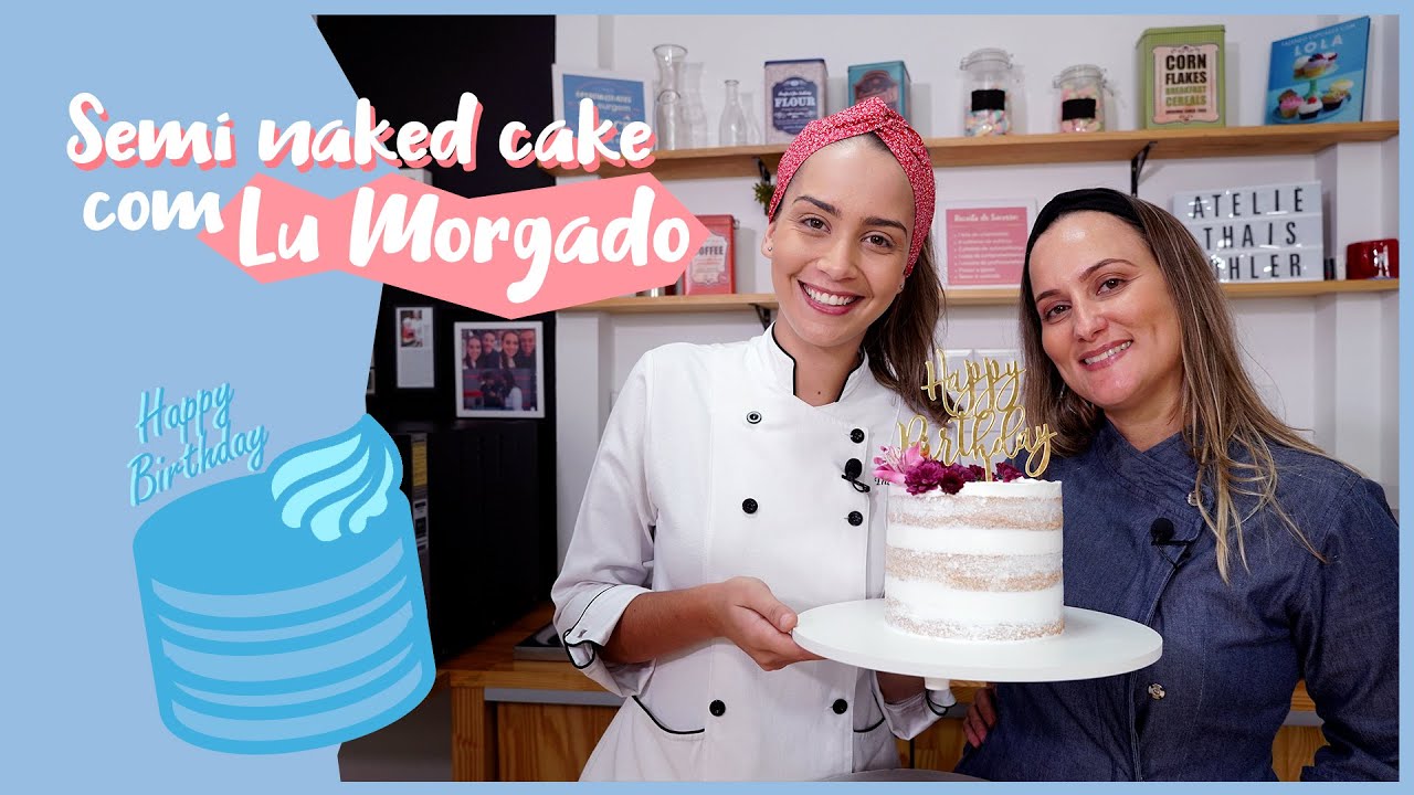 SEMI NAKED - BOLO DE CASAMENTO BARATO, FÁCIL E LINDO com Lu Morgado