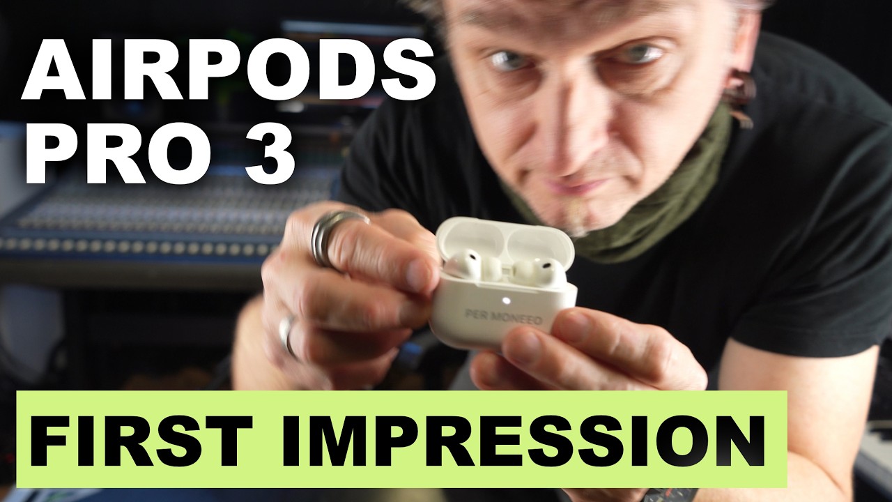 Apple AirPods Pro 3 as Hearing Aids? - SOUND ENGINEER & MUSICIAN with Hearing Loss First Impressions