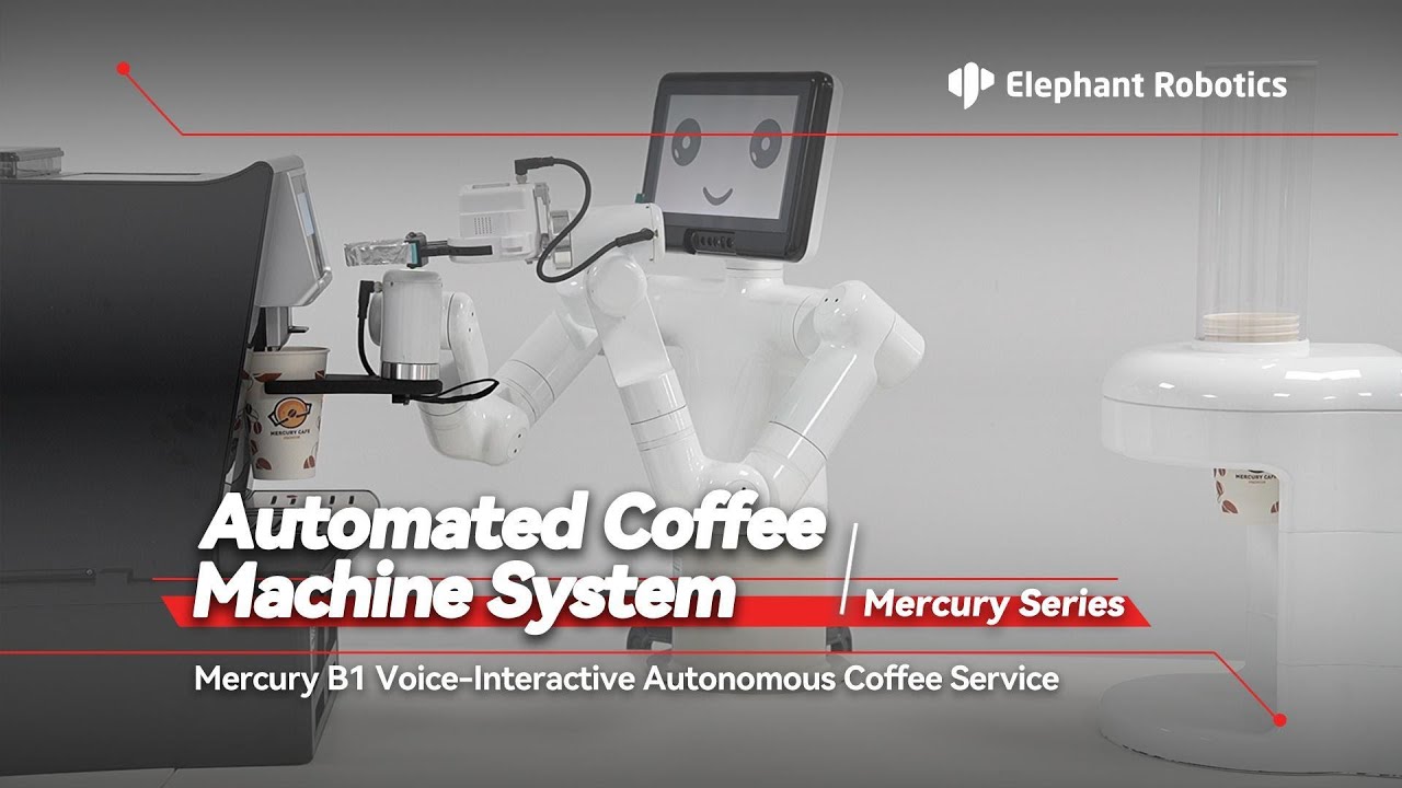 Mercury B1 | Voice Control Powers Autonomous Coffee Service by a Dual-Arm Semi-Humanoid Robot