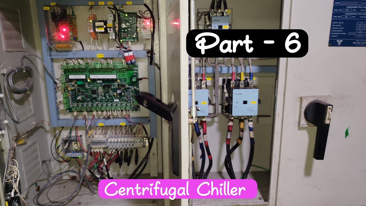 Screw type Chiller || Panel connection | Wiring | Oil charge | Gas Charging and testing Full Process