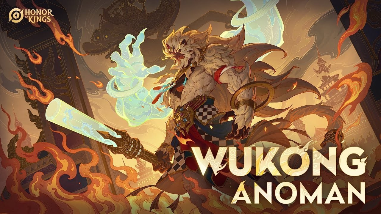 HONOR OF KINGS SKIN WUKONG ANOMAN - GAMEPLAY