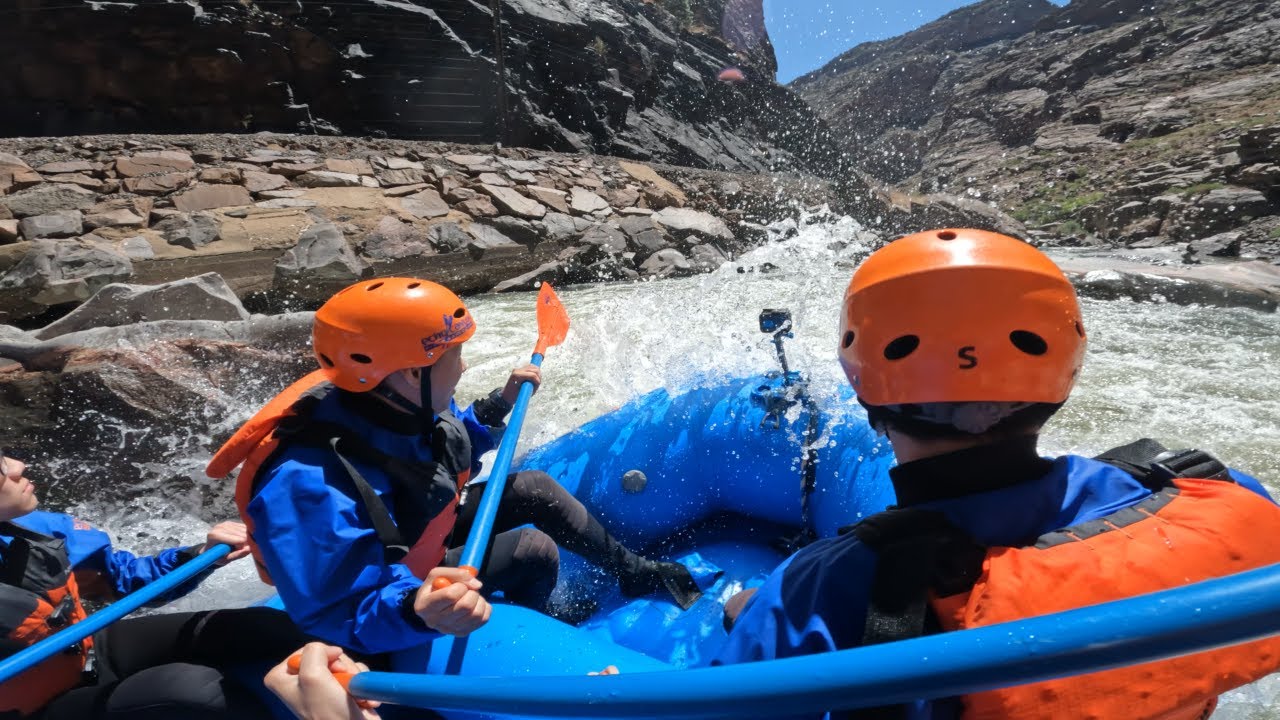 Whitewater Rafting at Echo Canyon Colorado