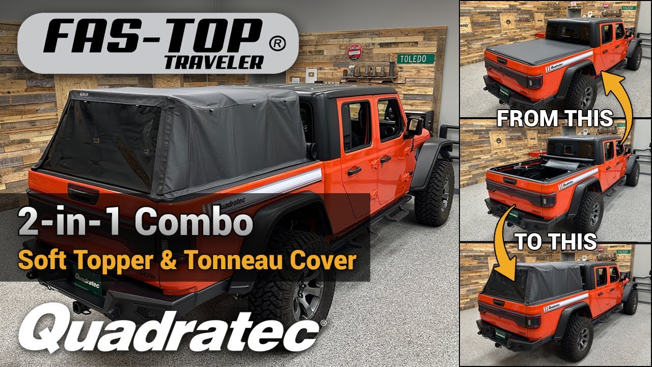 Can One Truck Bed Cover Do It All? The Fas-Top Traveler for Jeep Gladiator!