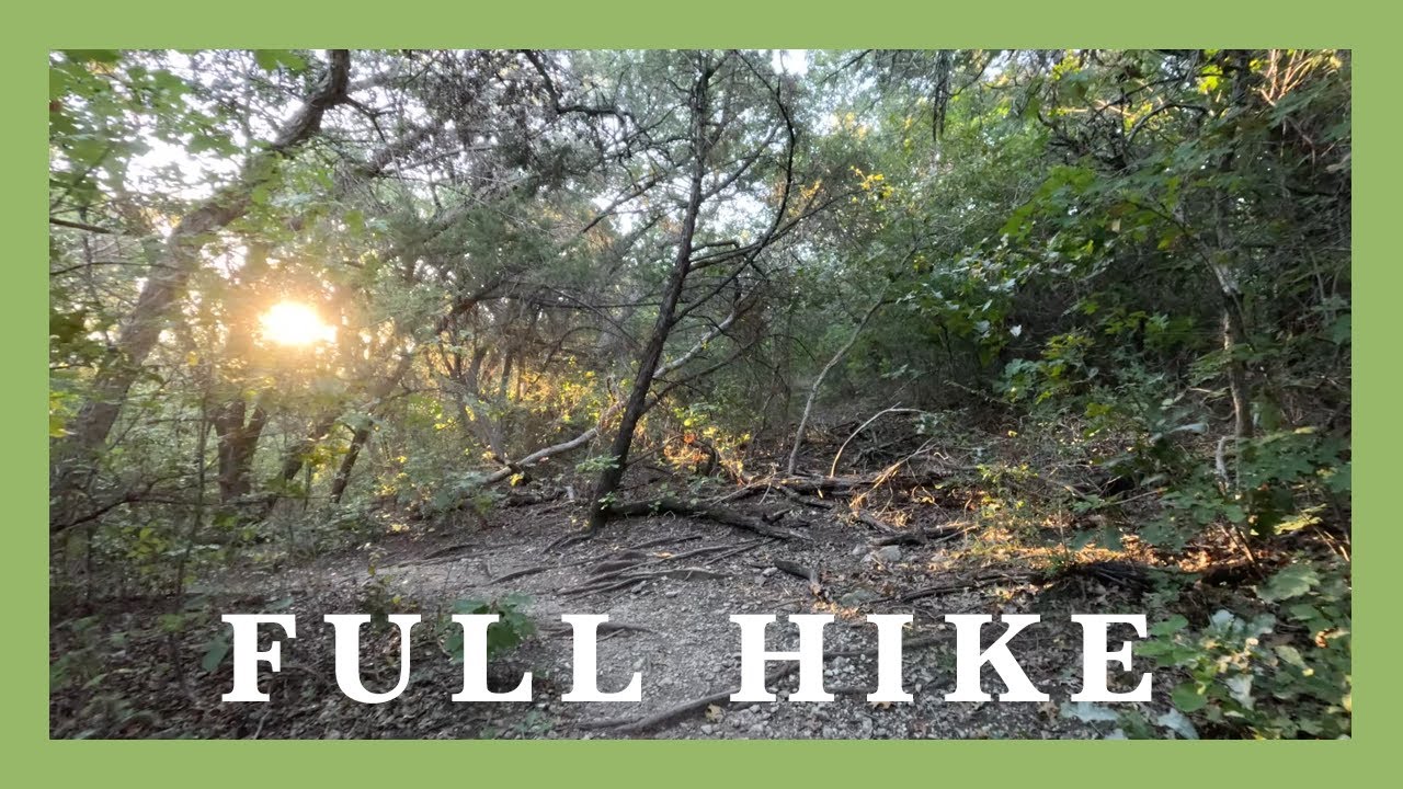 4K Virtual Hike | Camp Creek Loop | Cleburne State Park