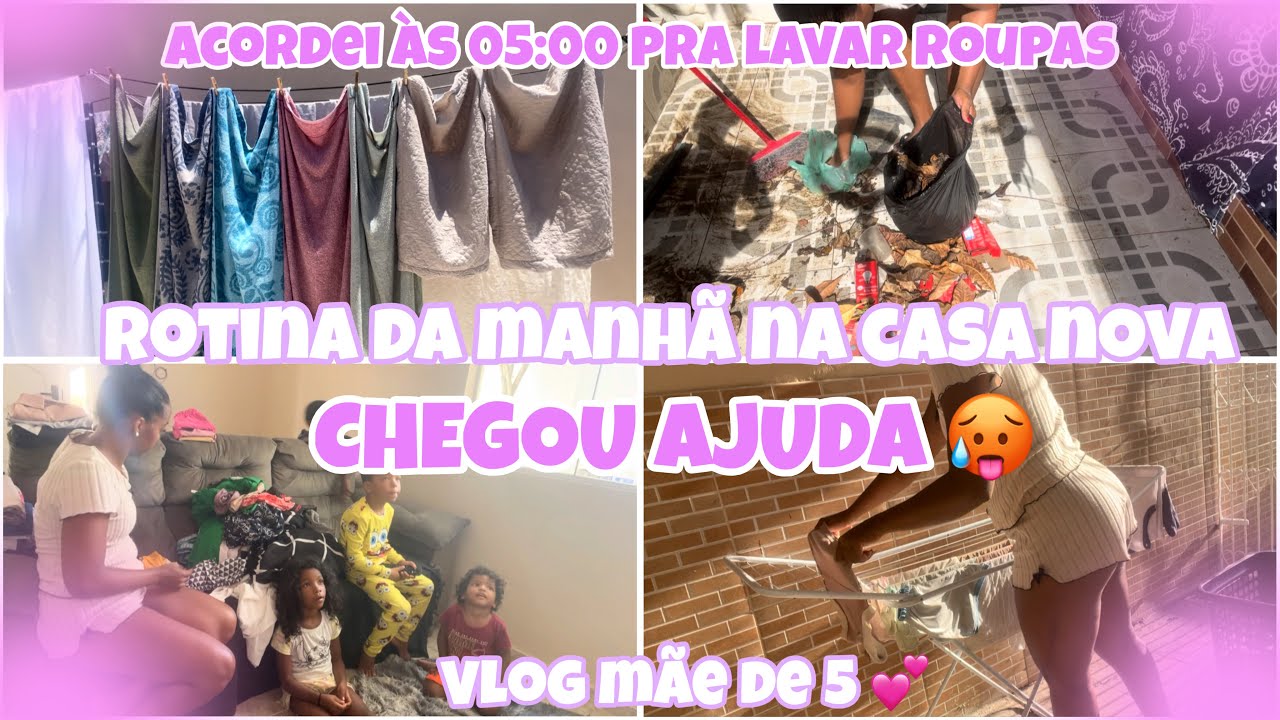 PRECISEI DE REFORÇO🤯| LAVEI MUITA ROUPA AS 05:00 DA MANHÃ 🥵| me adaptando a nova rotina ✨