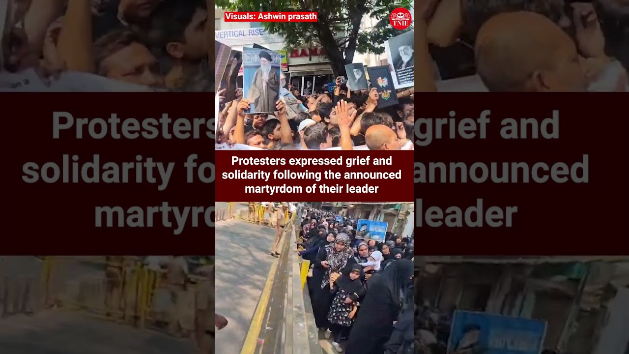Shia Muslims Protest in Chennai Against US-Israel Actions, Express Solidarity With Ali Khamenei