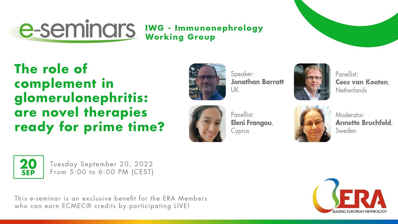 The role of complement in glomerulonephritis: are novel therapies ready for prime time?