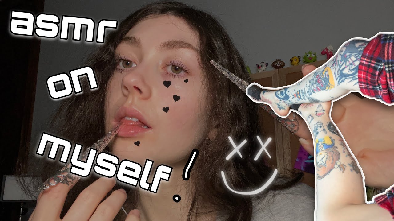 ASMR Lip 🔄 Tattoo Tracing w/ Different Tools! Personal Attention on Me w/ Mouth Sounds