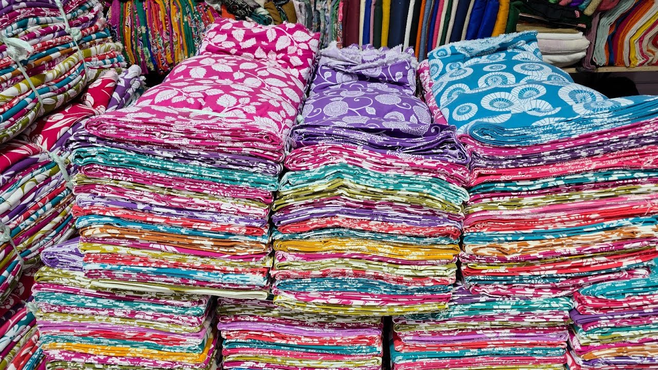 सबसे सस्ता कटपीस COTTON CUT PIECE WHOLESALE MARKET IN SURAT, WHOLESALE CUT PIECE MARKET IN SURAT.