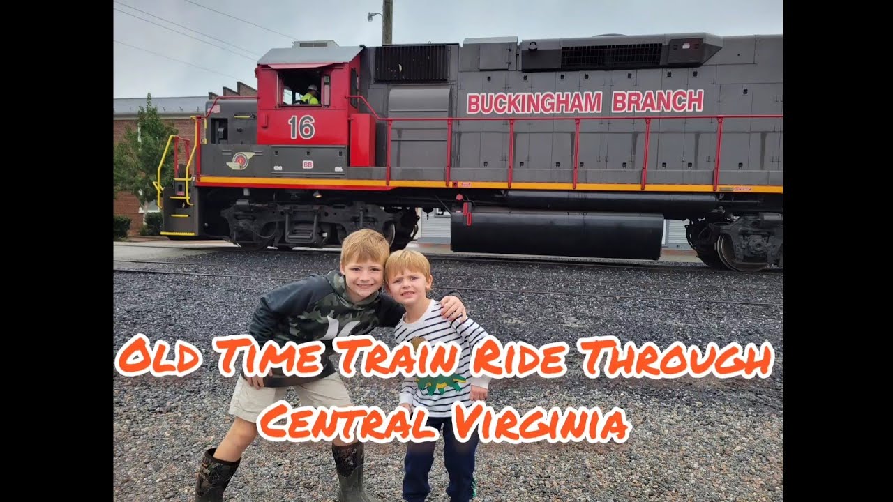 Old Time Train Ride Through Central Virginia on the Buckingham Branch Railroad