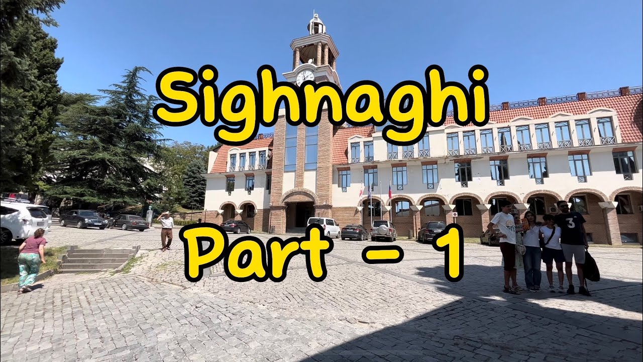 Exploring the Enchanting Streets of Sighnaghi, Georgia! 🏛️🎶