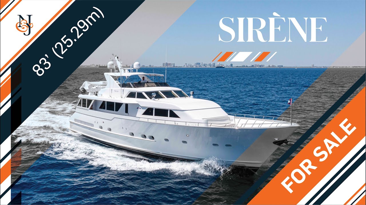 SIRENE 83 ft (25.3m) Burger Yacht for Sale