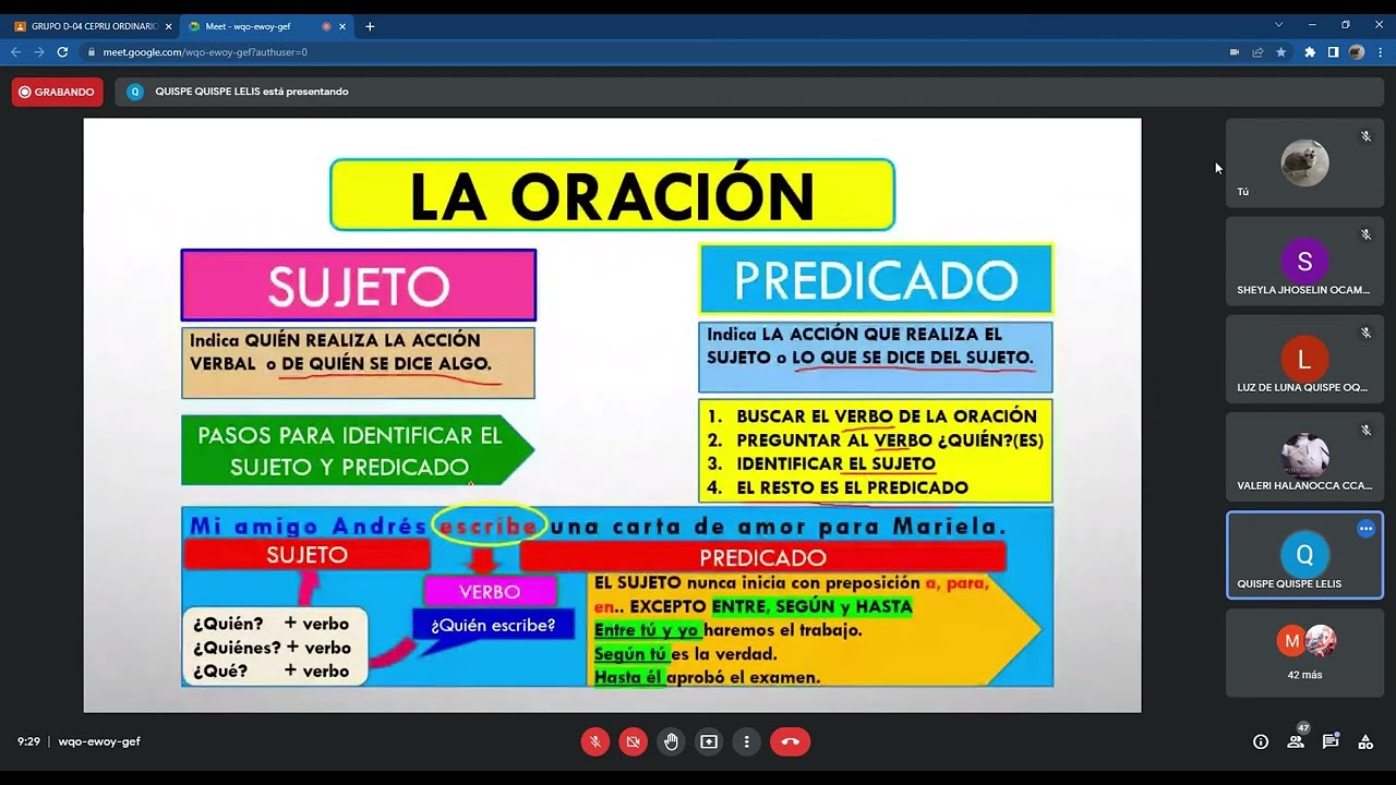 LA ORACIÓN - SINTAGMA ADJETIVAL - SINTAGMA PREPOSICIONAL