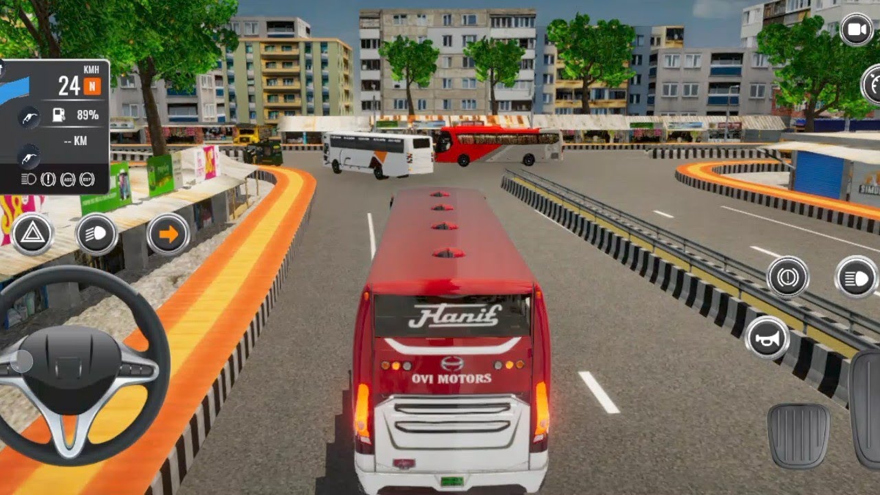 Bus Simulator Bangladesh Android Game Play Hanif Hino AK 1J Crash Chattogram To Sylhet 