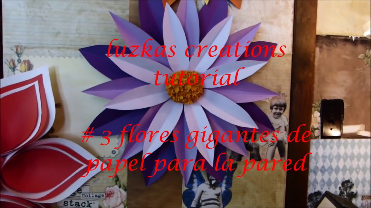 Girasol de Papel para Principiantes - Video #3 | Luzka's Creations ✿