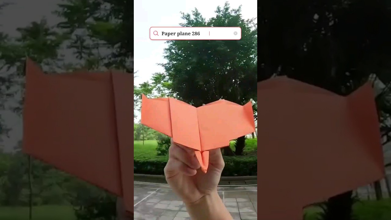 How to make a paper plane flying in circles || Paper plane 286
