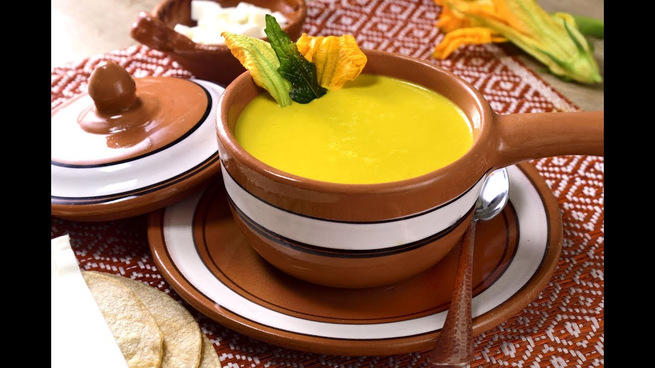 Crema de Flor de Calabaza Tradicional