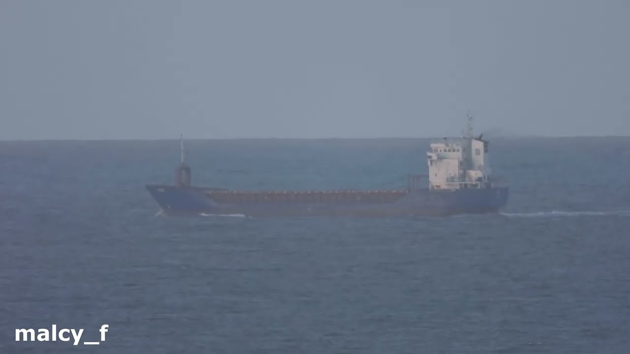 Zooming in on.... Tarzan... General Cargo Vessel with Nikon P1000